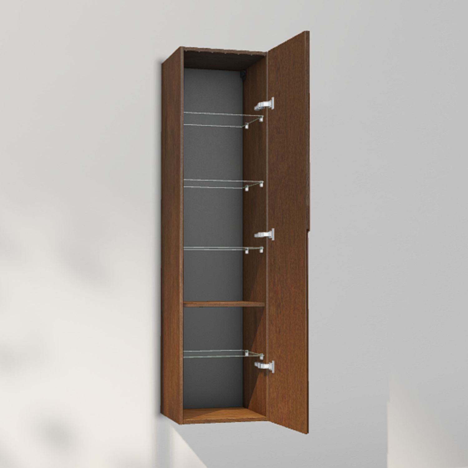 INR Grip 40/40 Høyskap Dark oak / 40cm / Høyre INR Iconic Nordic Rooms Høyskap bad INR-395838H