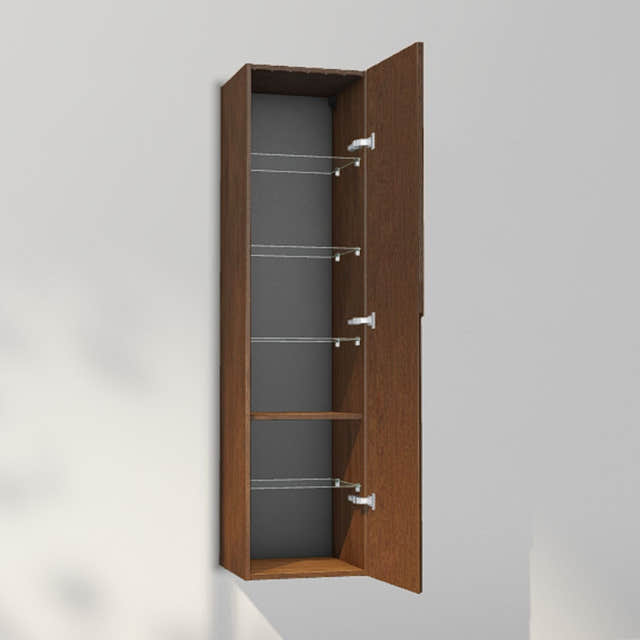 INR Grip 40/40 Høyskap Dark oak / 40cm / Høyre INR Iconic Nordic Rooms Høyskap bad INR-395838H