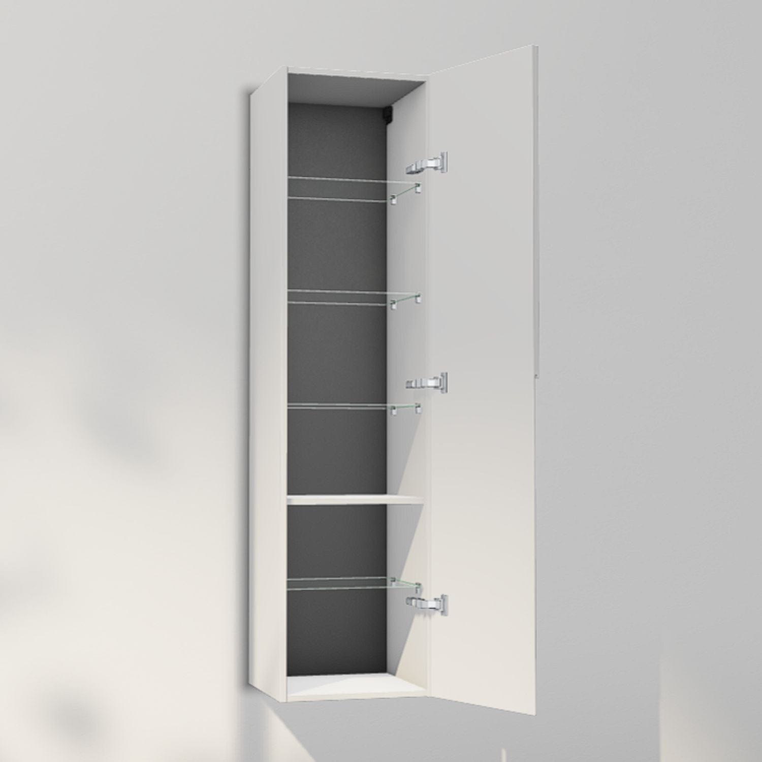 INR Grip 40/40 Høyskap Pure white / 40cm / Høyre INR Iconic Nordic Rooms Høyskap bad INR-395816H