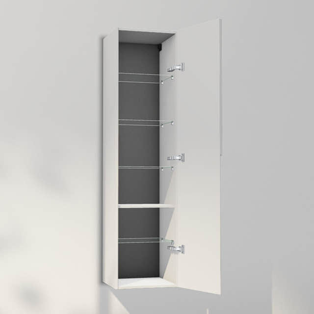 INR Grip 40/40 Høyskap Pure white / 40cm / Høyre INR Iconic Nordic Rooms Høyskap bad INR-395816H