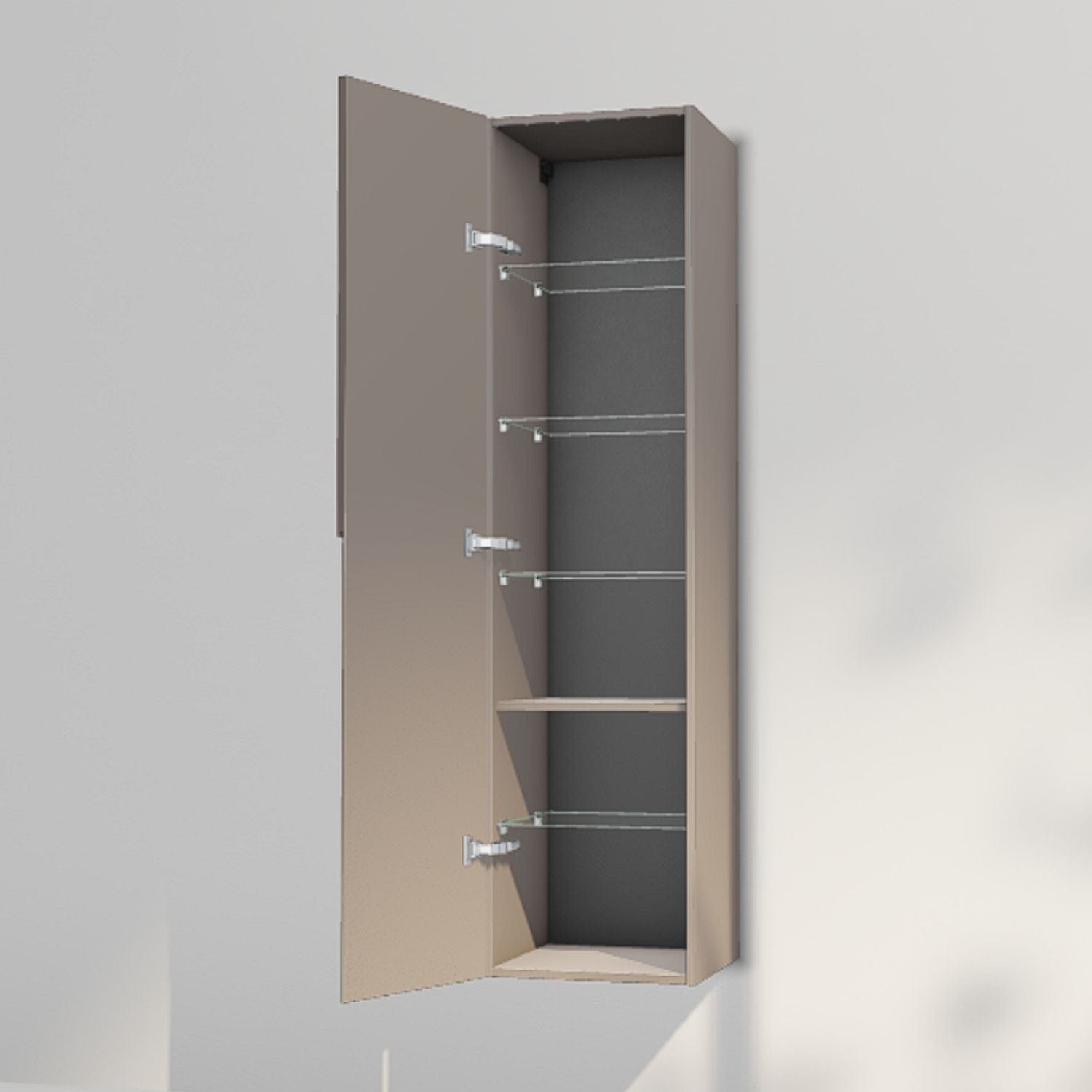 INR Grip 40/40 Høyskap Warm clay / 40cm / Venstre INR Iconic Nordic Rooms Høyskap bad INR-395855V
