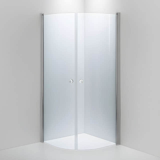 INR LINC NIAGARA Dusjhjørne Lav Modell H180cm Krom / 90x90cm / Klart glass INR Iconic Nordic Rooms Dusjhjørne INR-56302399