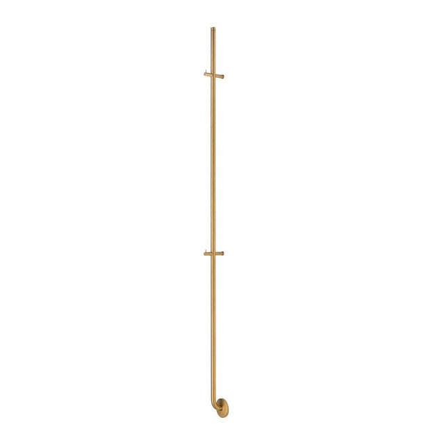 INR Line Håndkletørker H175cm Brushed brass INR Iconic Nordic Rooms Håndkletørker strøm INR-80001081
