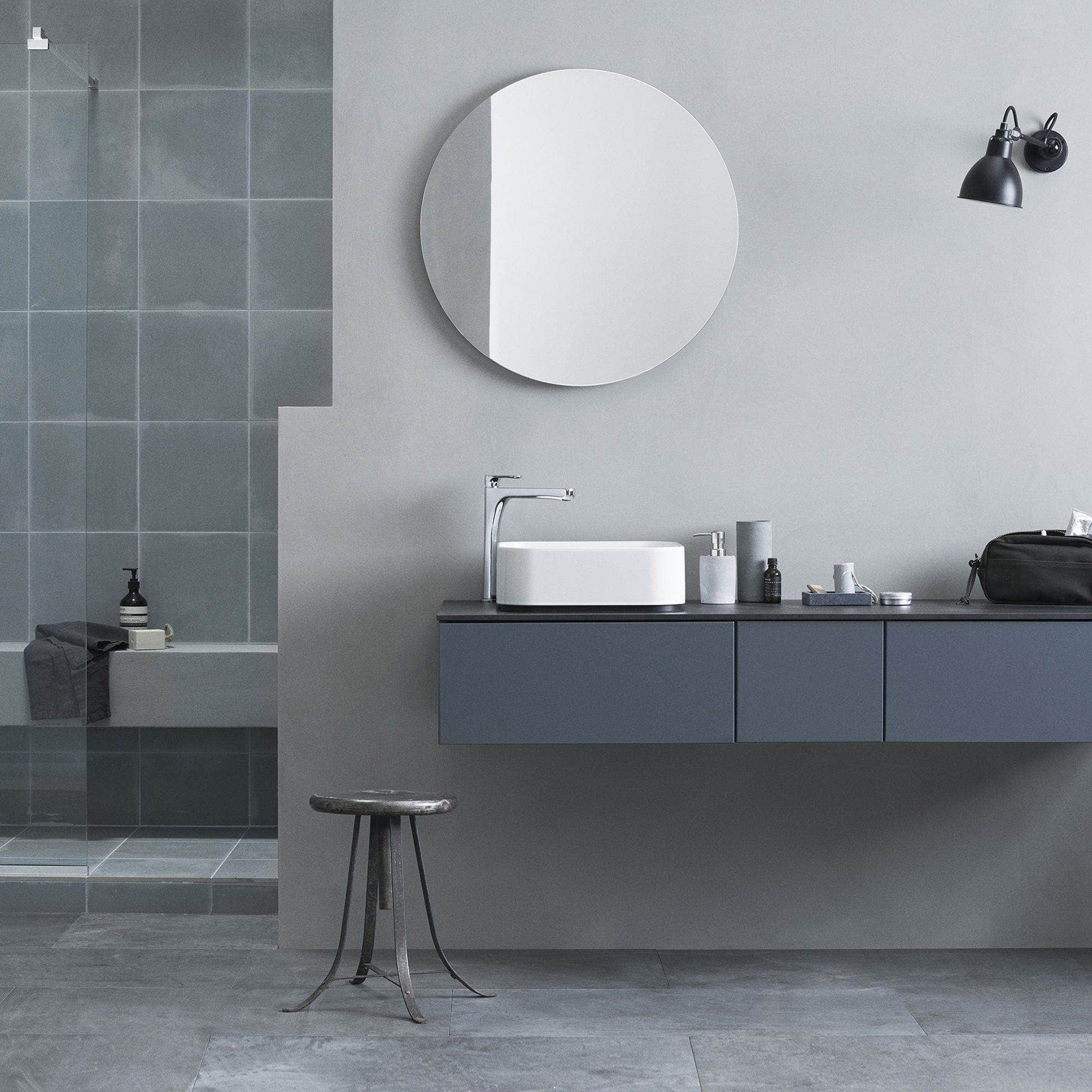 INR LOOX Speil Ø70-110 LED-Belysning INR Iconic Nordic Rooms Baderomsspeil