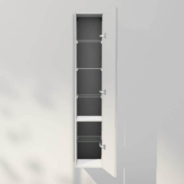 INR Sense 30/30 Høyskap Pure white / 30cm / Høyre INR Iconic Nordic Rooms Høyskap bad INR-386316H