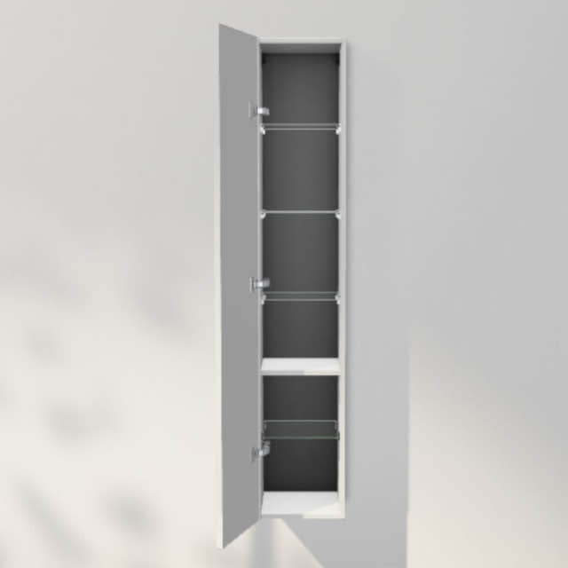 INR Sense 30/30 Høyskap Pure white / 30cm / Venstre INR Iconic Nordic Rooms Høyskap bad INR-386316V
