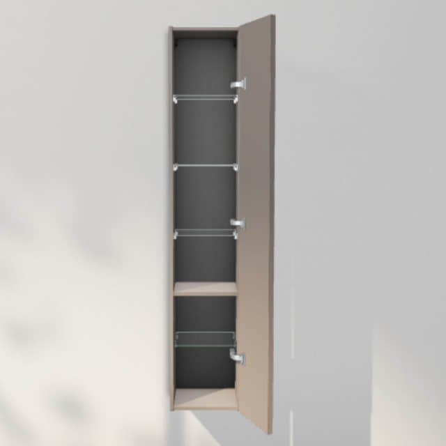 INR Sense 30/30 Høyskap Warm clay / 30cm / Høyre INR Iconic Nordic Rooms Høyskap bad INR-386355H