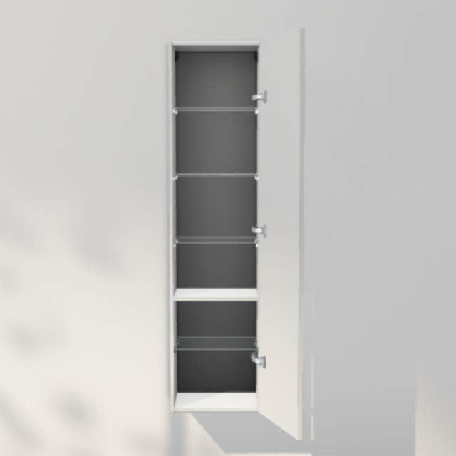INR Sense 40/30 Høyskap Pure white / 30cm / Høyre INR Iconic Nordic Rooms Høyskap bad INR-386416H