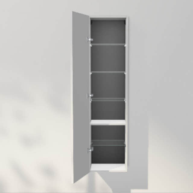 INR Sense 40/30 Høyskap Pure white / 30cm / Venstre INR Iconic Nordic Rooms Høyskap bad INR-386416V