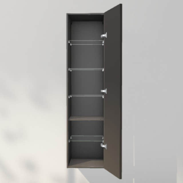 INR Sense 40/40 Høyskap Carbon grey / 40cm / Høyre INR Iconic Nordic Rooms Høyskap bad INR-386553H