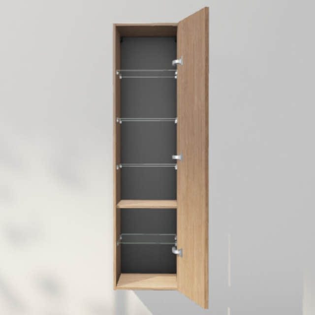 INR Sense 40/40 Høyskap Natural oak / 40cm / Høyre INR Iconic Nordic Rooms Høyskap bad INR-386534H