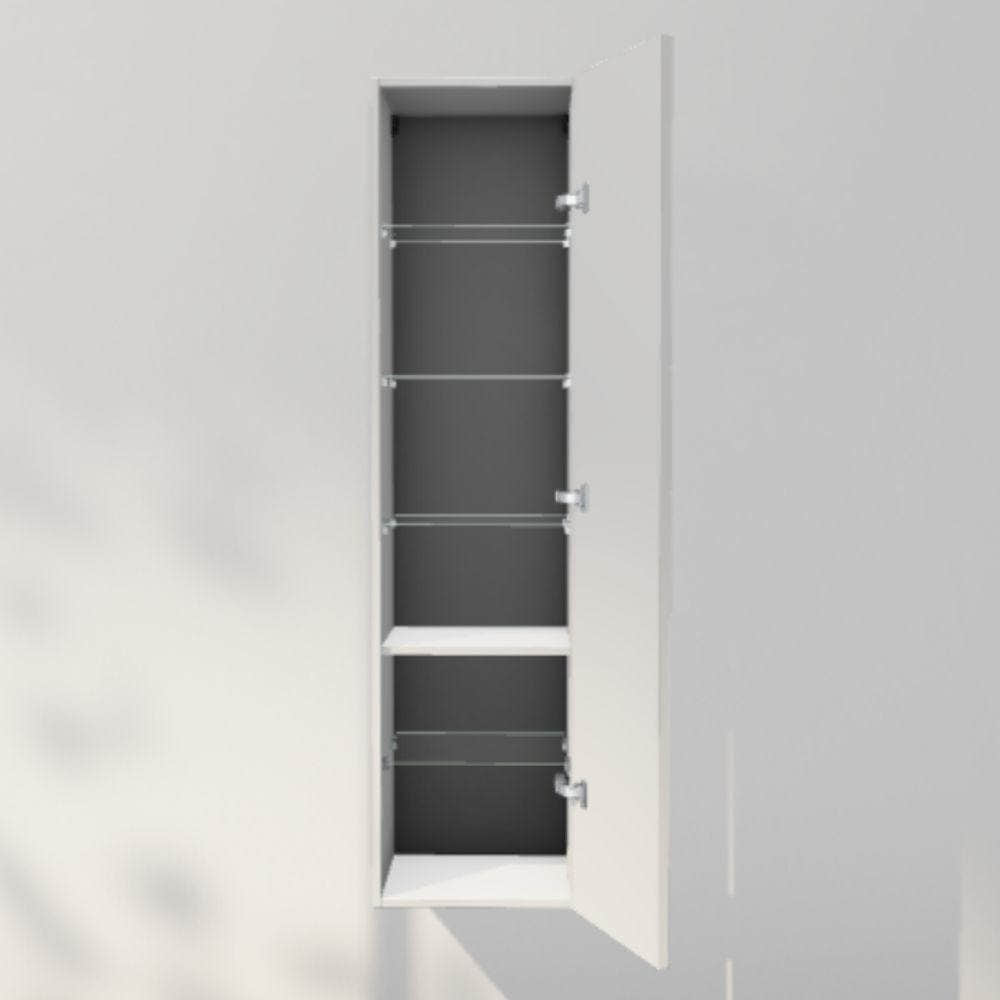 INR Sense 40/40 Høyskap Pure white / 40cm / Høyre INR Iconic Nordic Rooms Høyskap bad INR-386516H