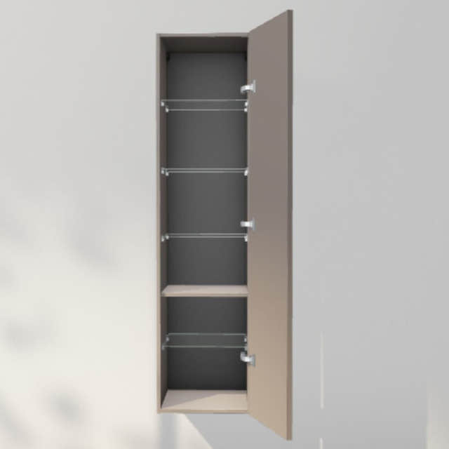 INR Sense 40/40 Høyskap Warm clay / 40cm / Høyre INR Iconic Nordic Rooms Høyskap bad INR-386555H