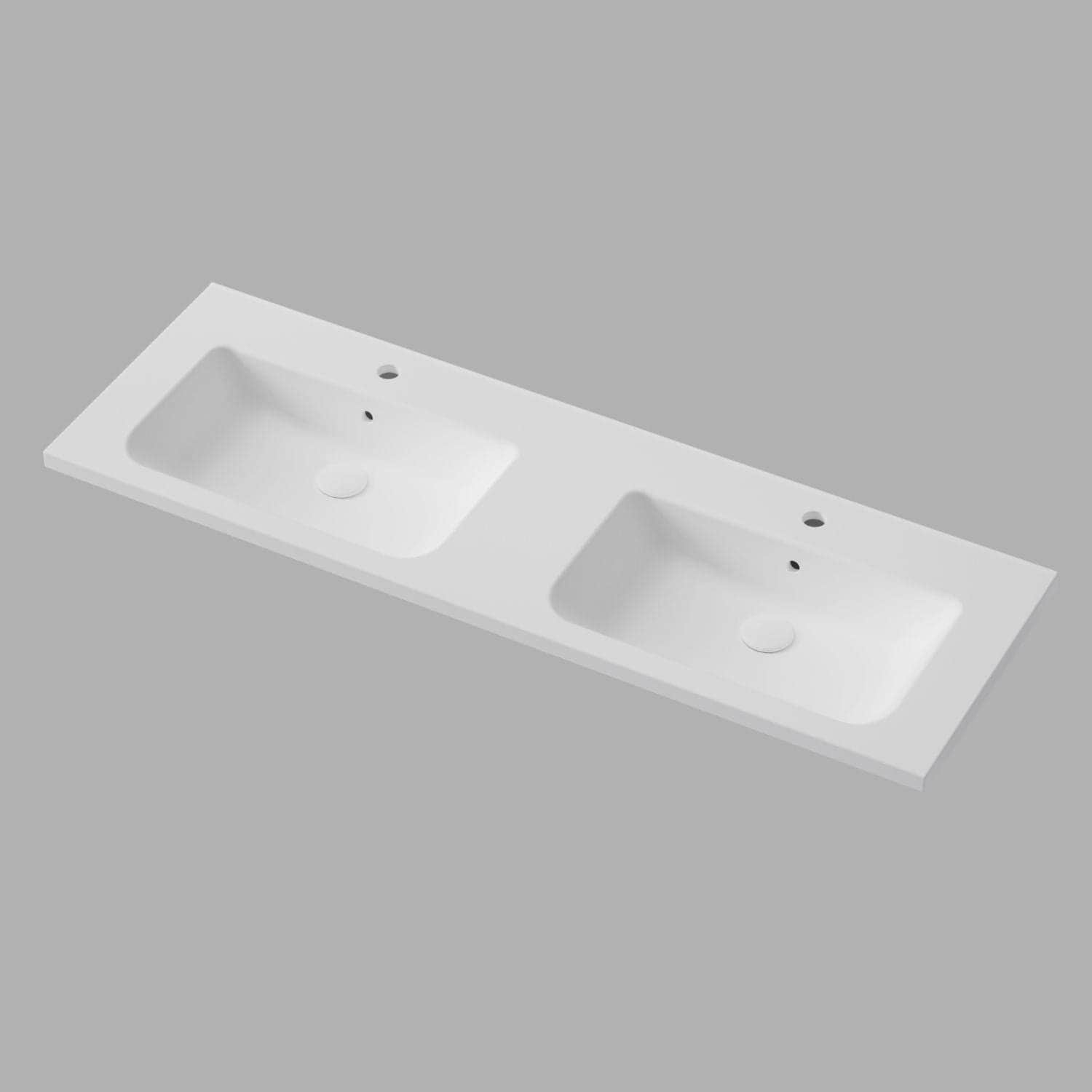 INR Shape Servant Glossy white / 140cm dobbel INR Iconic Nordic Rooms Møbelservant INR-690142