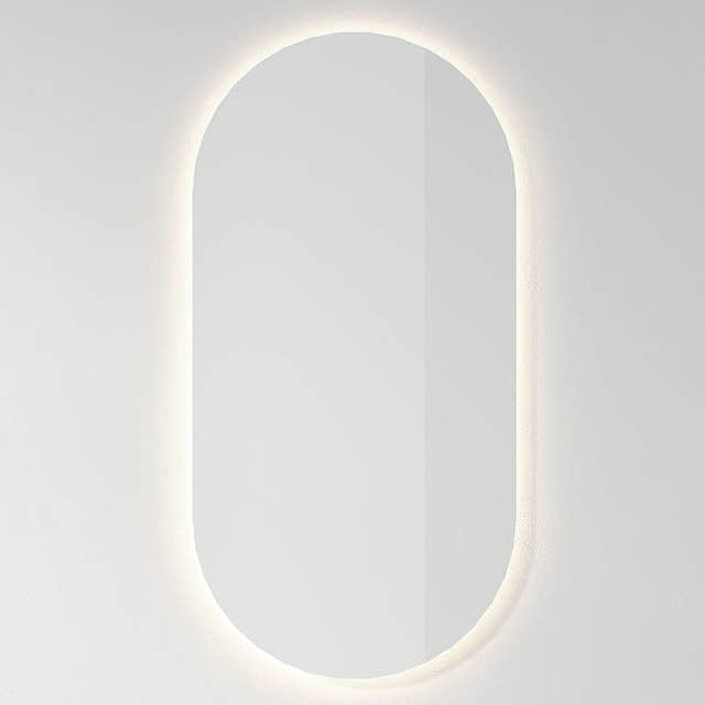 INR SLOT 50 Speil med LED-belysning B500xH1000xD30mm 50cm INR Iconic Nordic Rooms Baderomsspeil INR-341150
