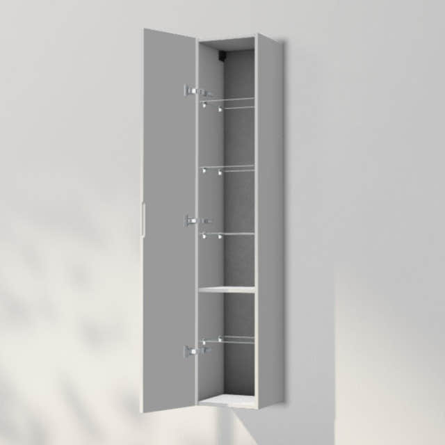 INR Solid 30/30 Høyskap Pure white / 30cm / Venstre INR Iconic Nordic Rooms Høyskap bad INR-385816V