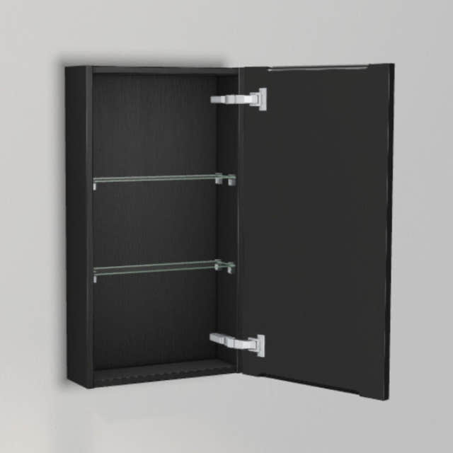 INR Solid 40/15 Veggskap Black oak / 40cm / Høyre INR Iconic Nordic Rooms Sideskap bad INR-385639H
