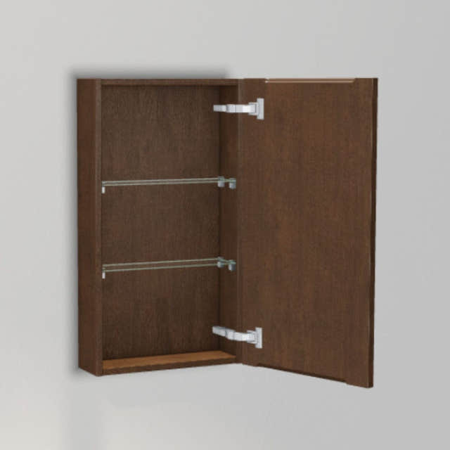 INR Solid 40/15 Veggskap Dark oak / 40cm / Høyre INR Iconic Nordic Rooms Sideskap bad INR-385638H