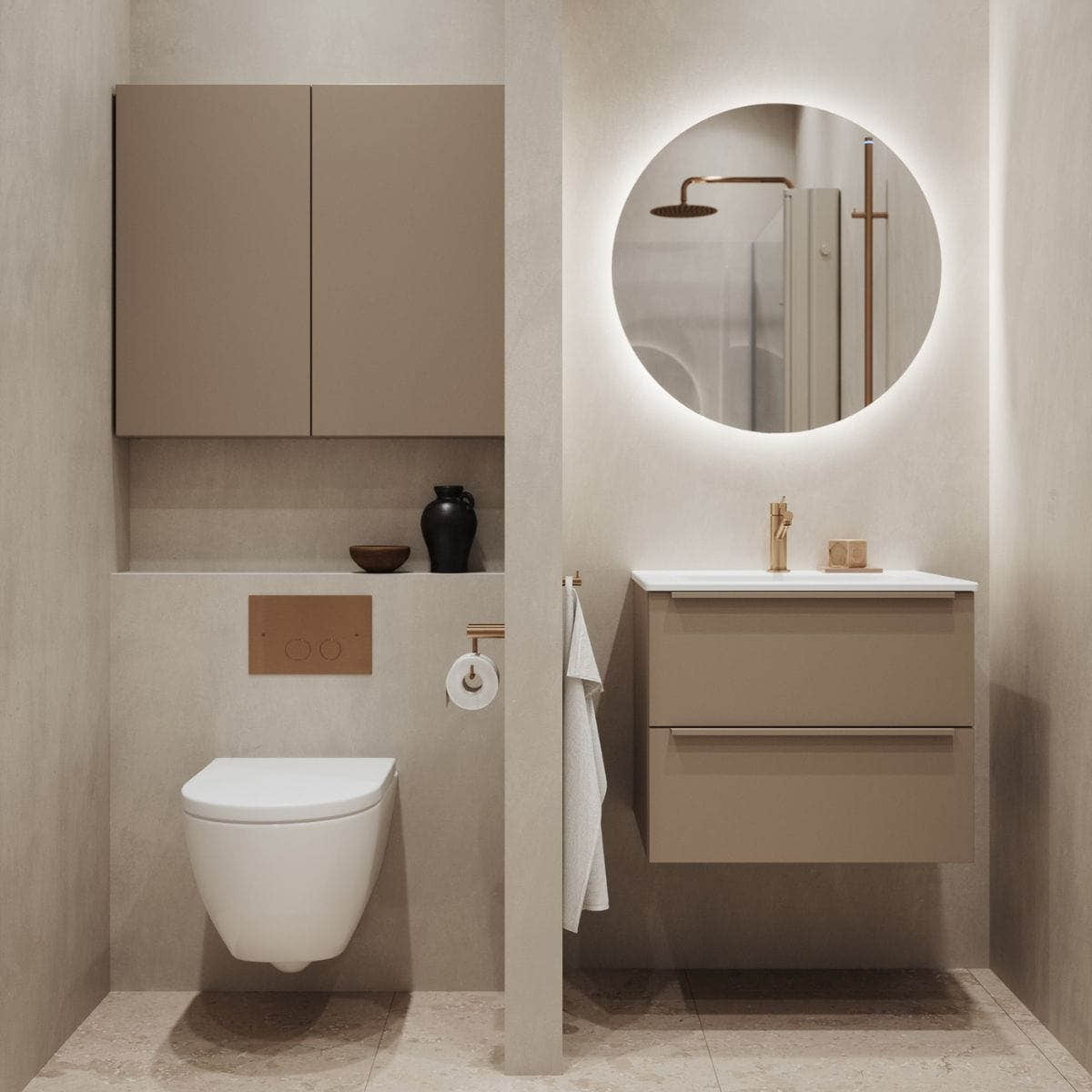 INR Solid 40/15 Veggskap INR Iconic Nordic Rooms Sideskap bad