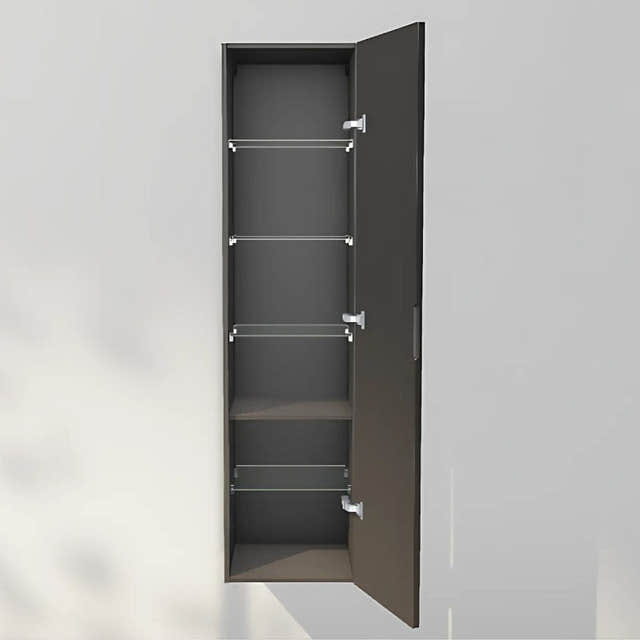 INR Solid 40/40 Høyskap Carbon grey / 40cm / Høyre INR Iconic Nordic Rooms Høyskap bad INR-386153H