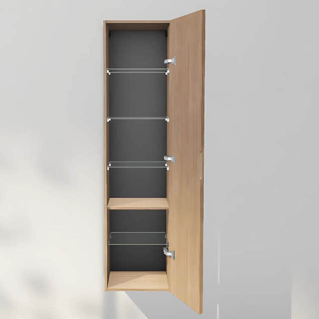 INR Solid 40/40 Høyskap Natural oak / 40cm / Høyre INR Iconic Nordic Rooms Høyskap bad INR-386134H