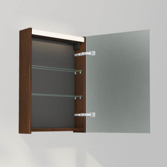 INR STAGE 50 Speilskap med Stikkontakt Dark oak / 50cm / Høyre INR Iconic Nordic Rooms Speilskap INR-368638H