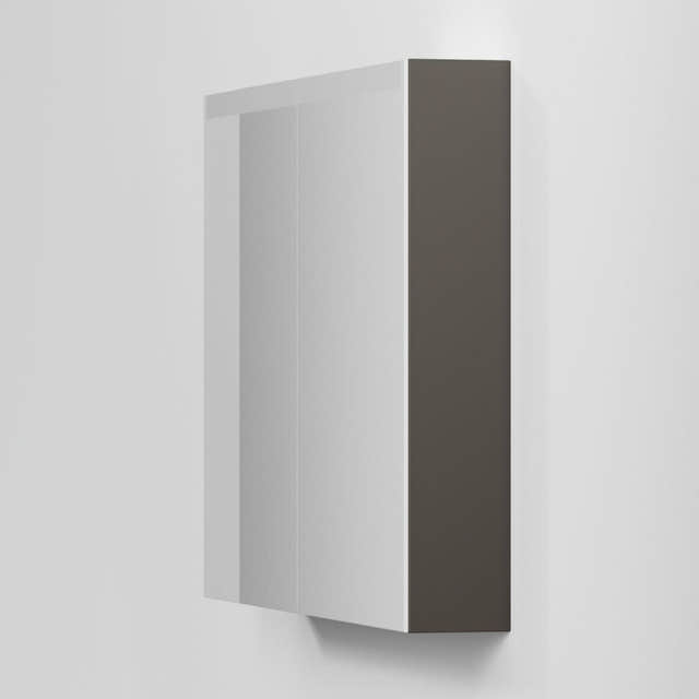 INR STAGE Plus Speilskap med Lysregulering B40-140xH72xD14cm Carbon grey / 100cm INR Iconic Nordic Rooms Speilskap INR-369553