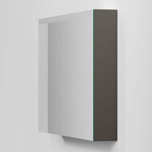 INR STAGE Plus Speilskap med Lysregulering B40-140xH72xD14cm Carbon grey / 120cm INR Iconic Nordic Rooms Speilskap INR-369653