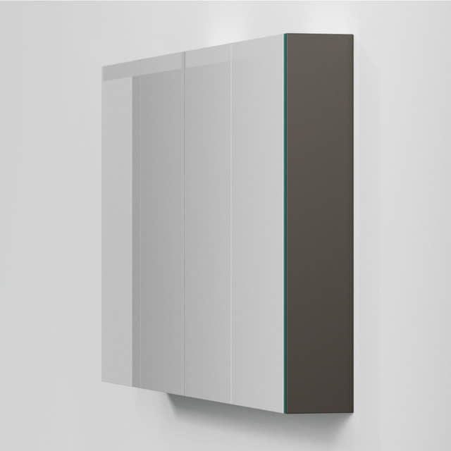 INR STAGE Plus Speilskap med Lysregulering B40-140xH72xD14cm Carbon grey / 140cm INR Iconic Nordic Rooms Speilskap INR-369753