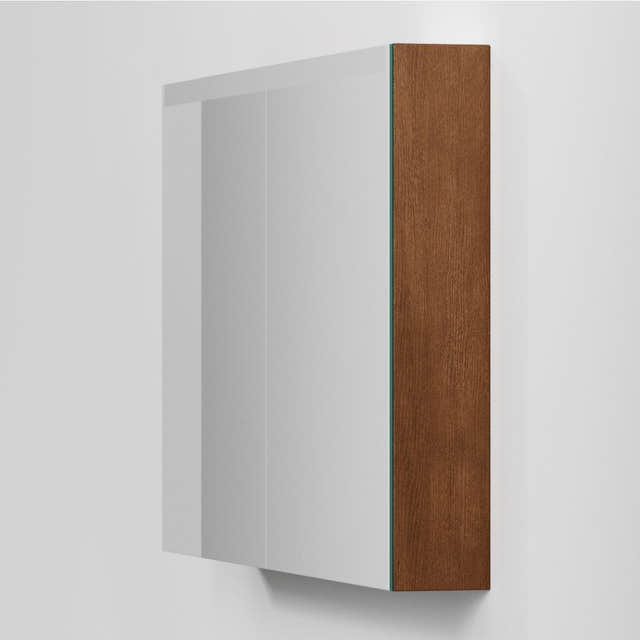 INR STAGE Plus Speilskap med Lysregulering B40-140xH72xD14cm Dark oak / 120cm INR Iconic Nordic Rooms Speilskap INR-369638