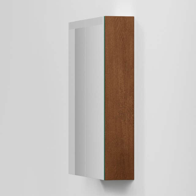 INR STAGE Plus Speilskap med Lysregulering B40-140xH72xD14cm Dark oak / 60cm INR Iconic Nordic Rooms Speilskap INR-369338