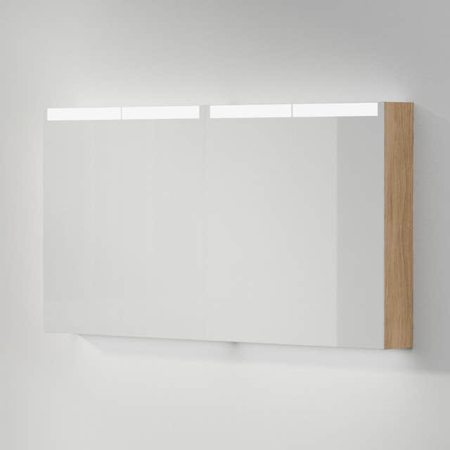 INR STAGE Plus Speilskap med Lysregulering B40-140xH72xD14cm Natural oak / 140cm INR Iconic Nordic Rooms Speilskap INR-369734