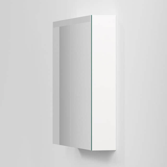 INR STAGE Plus Speilskap med Lysregulering B40-140xH72xD14cm Pure white / 80cm INR Iconic Nordic Rooms Speilskap INR-369416