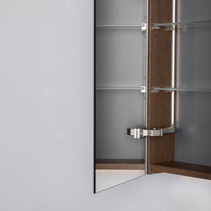 INR STAGE Plus Speilskap med Lysregulering B40-140xH72xD14cm