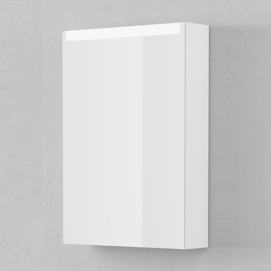 INR STAGE Plus Speilskap med Lysregulering B400-1400xH720xD140mm Premium white / 50cm venstre INR Iconic Nordic Rooms Speilskap INR-369211V