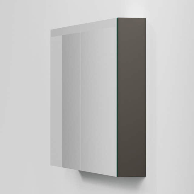 INR STAGE Speilskap med stikkontakt B40-140xH72xD14cm 120cm / Carbon grey INR Iconic Nordic Rooms Speilskap INR-369053