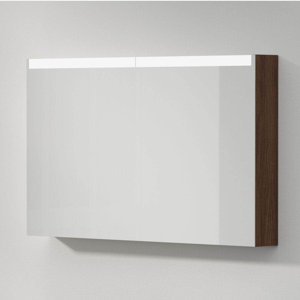 INR STAGE Speilskap med stikkontakt B40-140xH72xD14cm 120cm / Dark oak INR Iconic Nordic Rooms Speilskap INR-369038