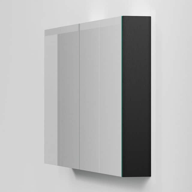INR STAGE Speilskap med stikkontakt B40-140xH72xD14cm 140cm / Black oak INR Iconic Nordic Rooms Speilskap INR-369839