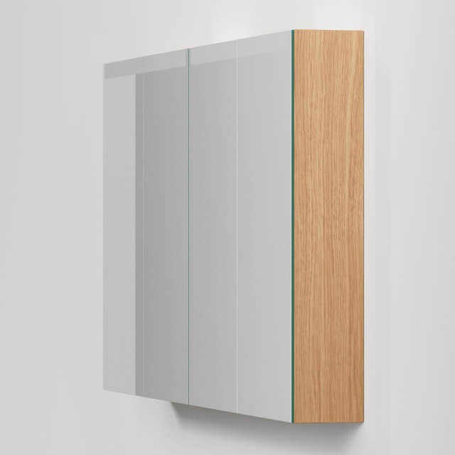 INR STAGE Speilskap med stikkontakt B40-140xH72xD14cm 140cm / Natural oak INR Iconic Nordic Rooms Speilskap INR-369834