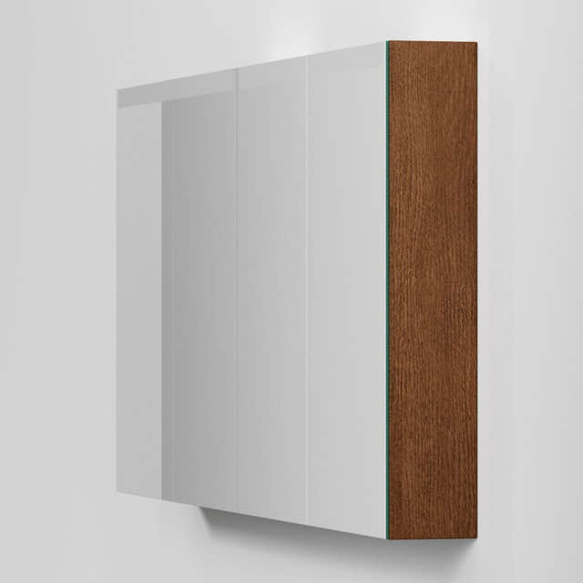 INR STAGE Speilskap med stikkontakt B40-140xH72xD14cm 160cm / Dark oak INR Iconic Nordic Rooms Speilskap INR-386938