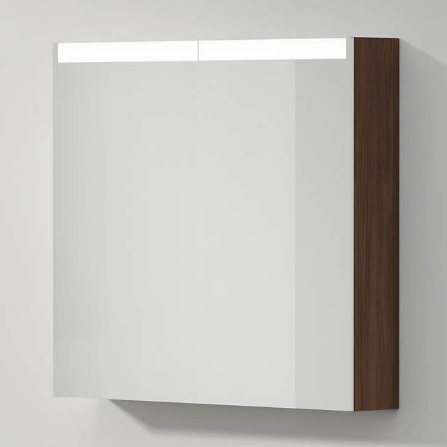 INR STAGE Speilskap med stikkontakt B40-140xH72xD14cm 80cm / Dark oak INR Iconic Nordic Rooms Speilskap INR-368838