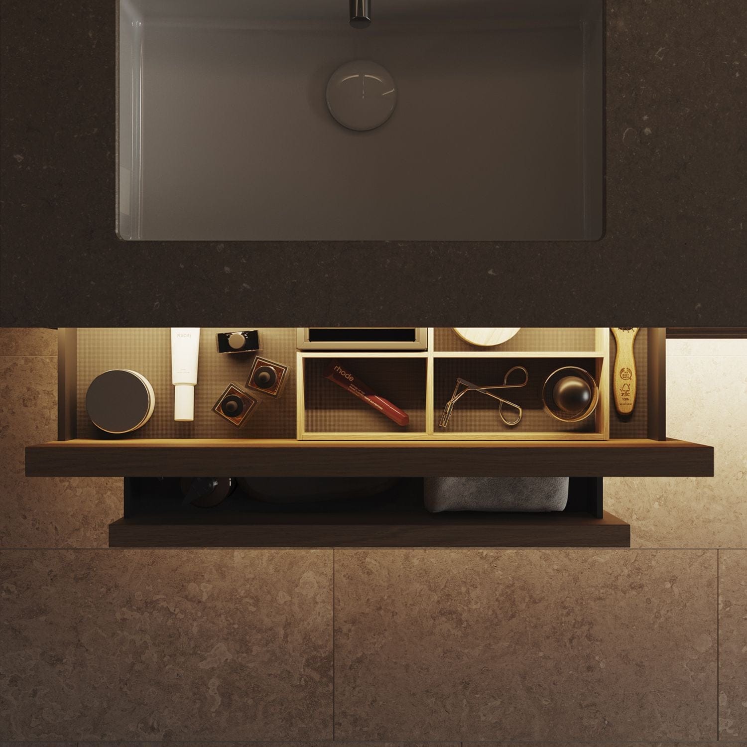 INR Terra Plus Light I skuff, under servantskap 60cm INR Iconic Nordic Rooms Tilbehør møbler INR-393701