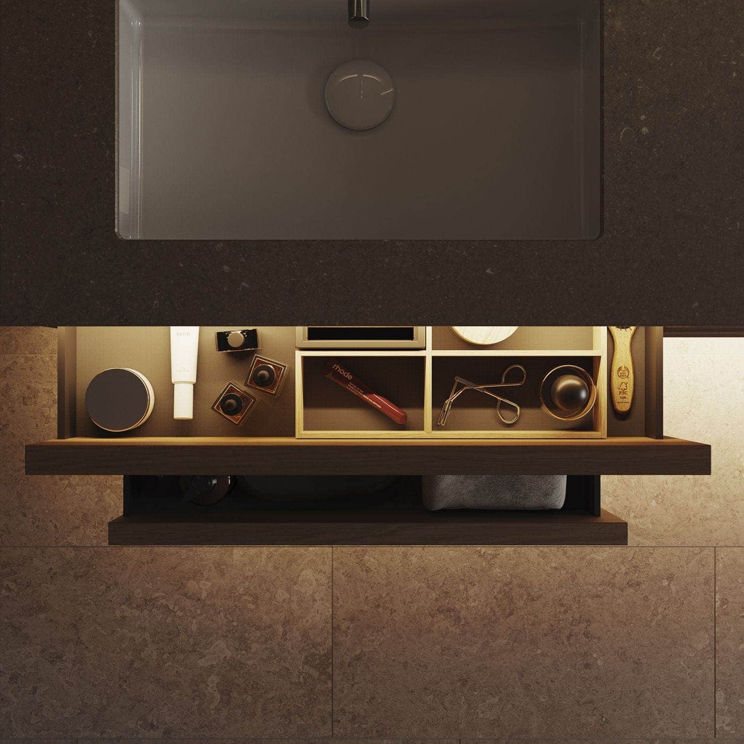 INR Terra Plus Light I skuff, under servantskap 60cm INR Iconic Nordic Rooms Tilbehør møbler INR-393701