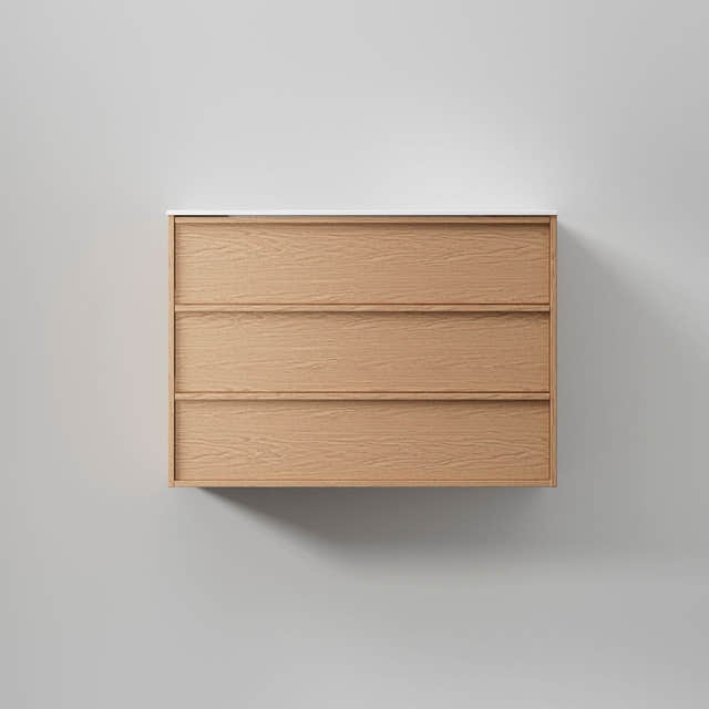 INR Terra Servantskap Natural oak / 100cm / Carve INR Iconic Nordic Rooms Servantskap INR-394934