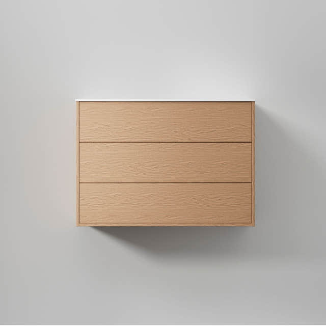 INR Terra Servantskap Natural oak / 100cm / Solid INR Iconic Nordic Rooms Servantskap INR-393334