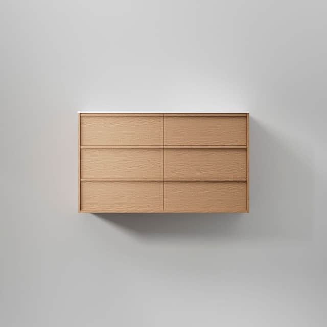 INR Terra Servantskap Natural oak / 120cm dobbel / Carve INR Iconic Nordic Rooms Servantskap INR-395134