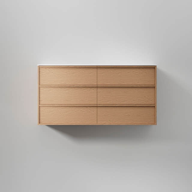 INR Terra Servantskap Natural oak / 140cm dobbel / Carve INR Iconic Nordic Rooms Servantskap INR-395234