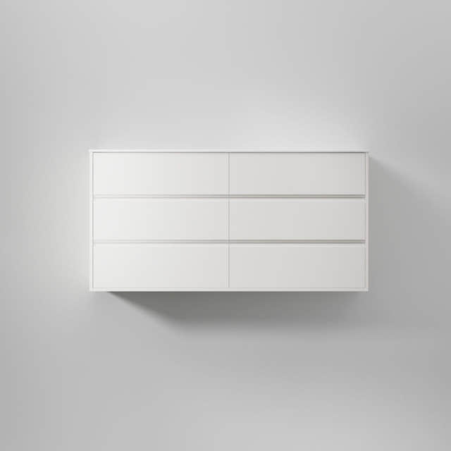 INR Terra Servantskap Pure white / 140cm dobbel / Grip INR Iconic Nordic Rooms Servantskap INR-394516