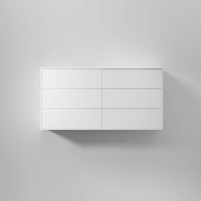 INR Terra Servantskap Pure white / 140cm dobbel / Solid INR Iconic Nordic Rooms Servantskap INR-393516