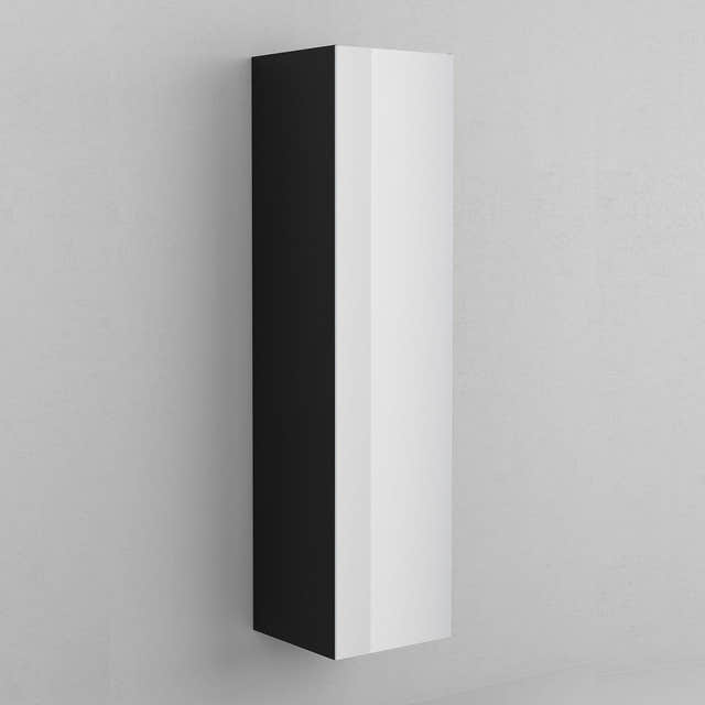 INR TWIN 40 Høyskap med 4 Hyller og 2 Skuffer B400xH1600xD390mm Black oak / 40cm / Høyre hengslet INR Iconic Nordic Rooms Høyskap bad INR-367739H